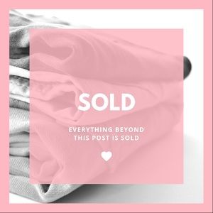 Sold | Everything Below Has Sold 🖤